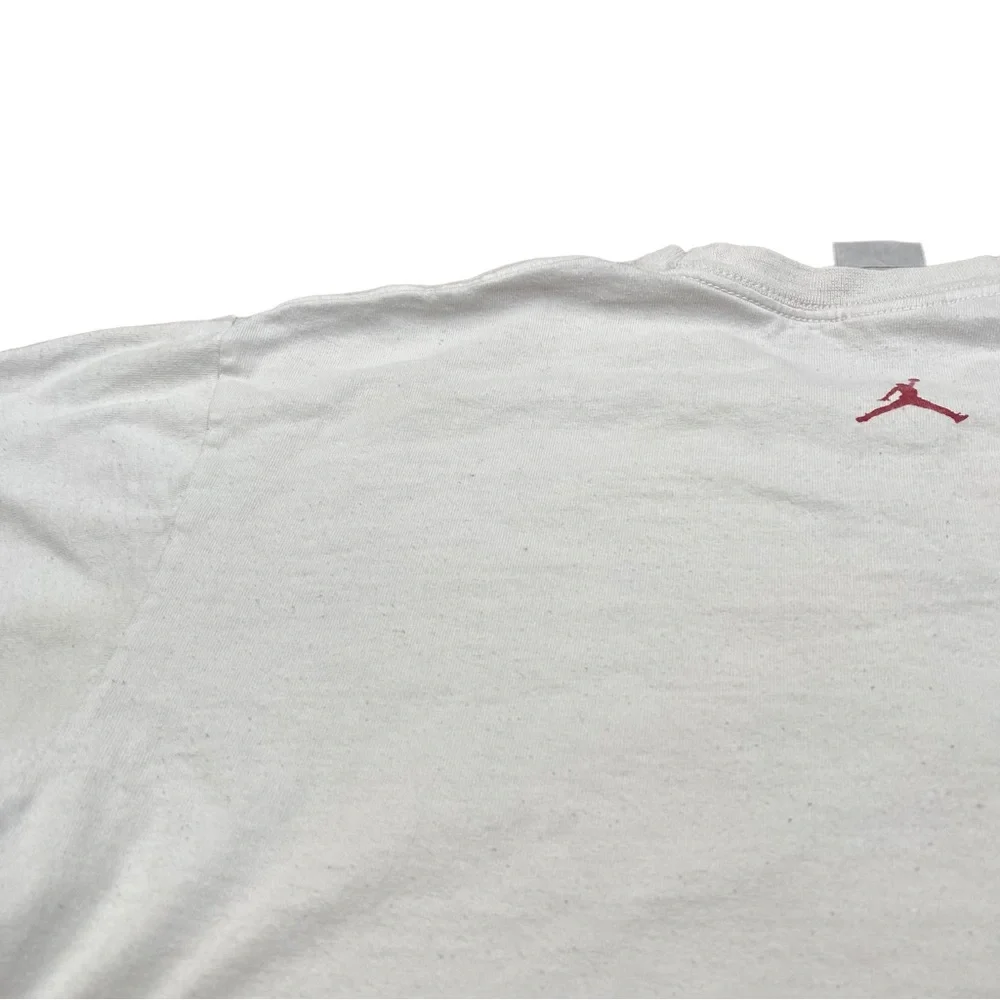 Vintage 00s Y2K Jordan T-Shirt Jumpman Logo Fingerprint Tee Men's Sz M‎
